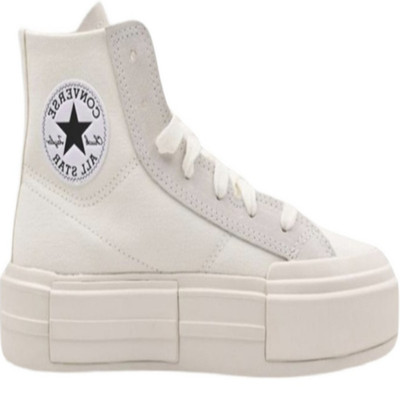 匡威休闲男女高帮系带帆布鞋厚底