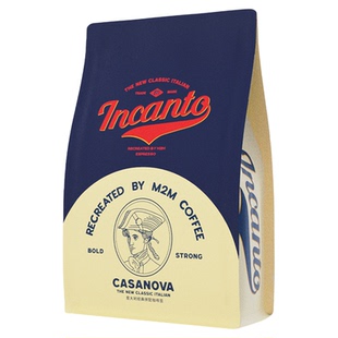 M2M Casanova意式咖啡豆深烘咖啡粉新鲜现磨美式黑咖啡商用批发