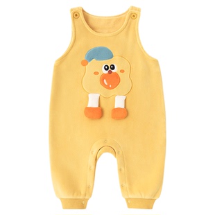 嘟嘟家宝宝背带裤秋冬婴儿裤子保暖童装男童长裤冬季女童爬服冬装