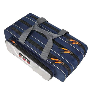 多功能杆包硬壳短款鱼竿包鱼包渔具包短节海杆钓鱼包迷你溪流竿包