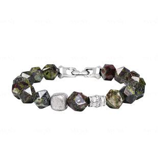 AWNL北欧M陨石天龙手链男款南非龙血石小众生日礼物送礼