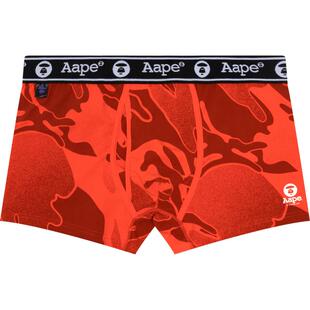 Aape旗舰店配饰迷彩串标猿人潮流舒适平脚内裤5241XXL