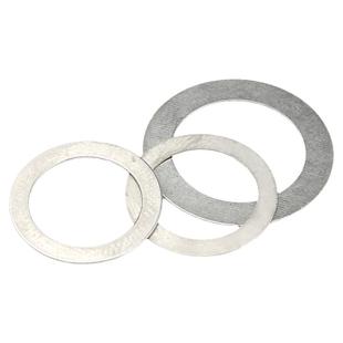 304不锈钢超薄平垫圈加大圆形金属轴用间隙垫片0.1/0.2/0.3/0.5mm