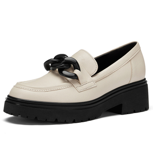 Gabor德国嘉步35230单鞋 中低跟粗跟时尚经典深口套脚乐福鞋女