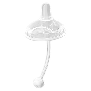 适配bebebus彩虹学饮杯奶瓶吸管配件直饮吸嘴奶嘴鸭嘴重力球吸管