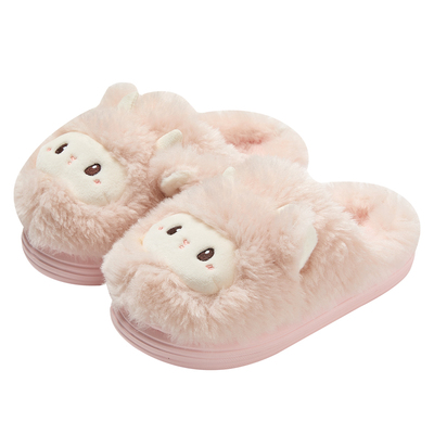 可爱小羊暖FuFu一家三口亲子棉拖