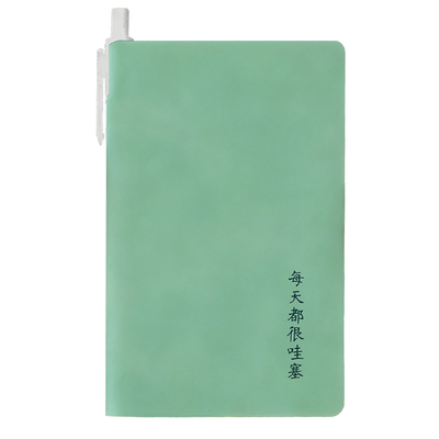 2025带笔皮面小本子加厚型内页