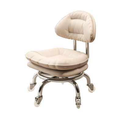 家用懒人轮滑美缝小椅子网红板凳带万向轮学步凳子小凳子滑轮矮凳