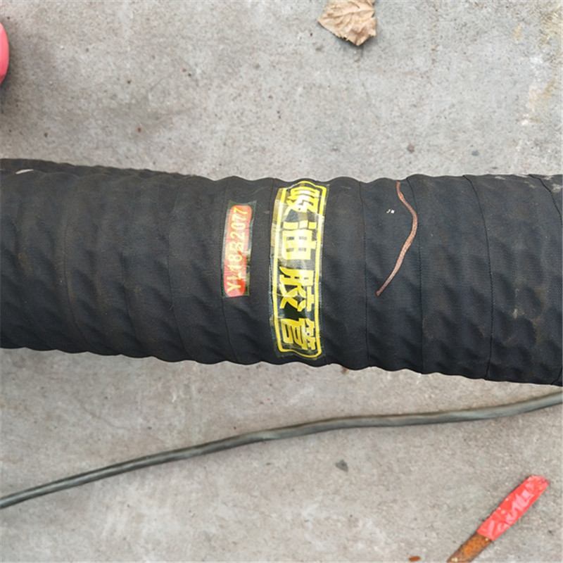 油罐车卸油专用胶管 吸排油 钢丝骨架缠绕 DN152 159