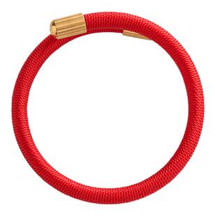 本命年好运红绳手链女编织绳纯手工红手绳护身符礼物红色手绳男款