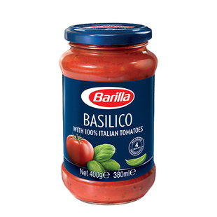 Barilla百味来意大利面酱进口意面酱番茄罗勒拌面专用酱家用西餐