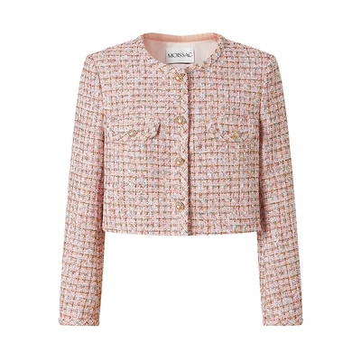 小香风粗花呢短款外套