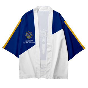 数码宝贝法批羽织道袍 八神太一 亚古兽印象拼色日系披风痛衣服夏