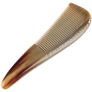 天然牛角梳纯正品男女静电防脱长发木梳头皮经络按摩家用礼品梳子