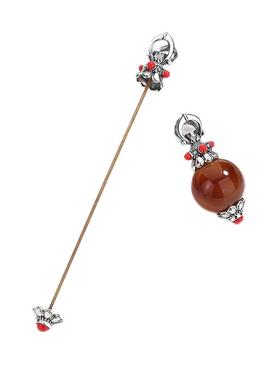 横式款天珠男女吊坠空托镶嵌桶珠