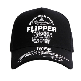 韩国代购Flipper帽子女夏季高顶大头围硬顶棒球网帽大号鸭舌帽男