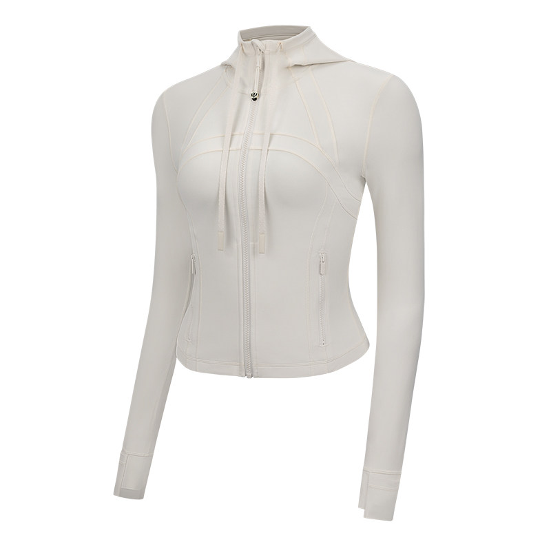Define 女士短款连帽夹克 *Nulu™ 芯吸丨lululemon丨LW3IYVS