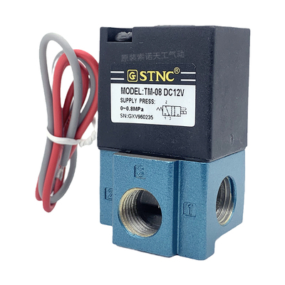 STNC索诺天工 二位三通高频电磁阀TM-06/TM-08替MAC阀DC24V DC12V