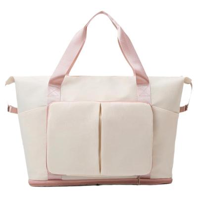 旅游健身男女通用拼色旅行包