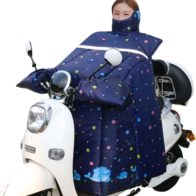 加绒加厚挡风被防水保暖自行车