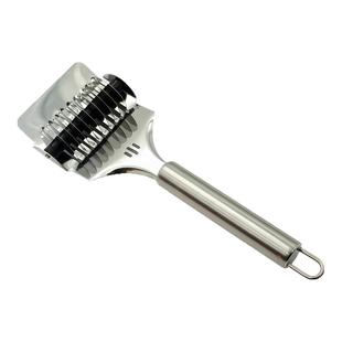 新款加厚手动切面器家用不锈钢切面刀滚轮切面神器削面刀条刀削面