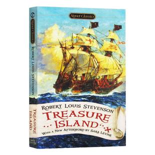 金银岛 英文原版小说 Treasure Island 史蒂文森 世界名著 Robert Louis Stevenson 全英文版海盗小说 正版原著 进口英语书籍