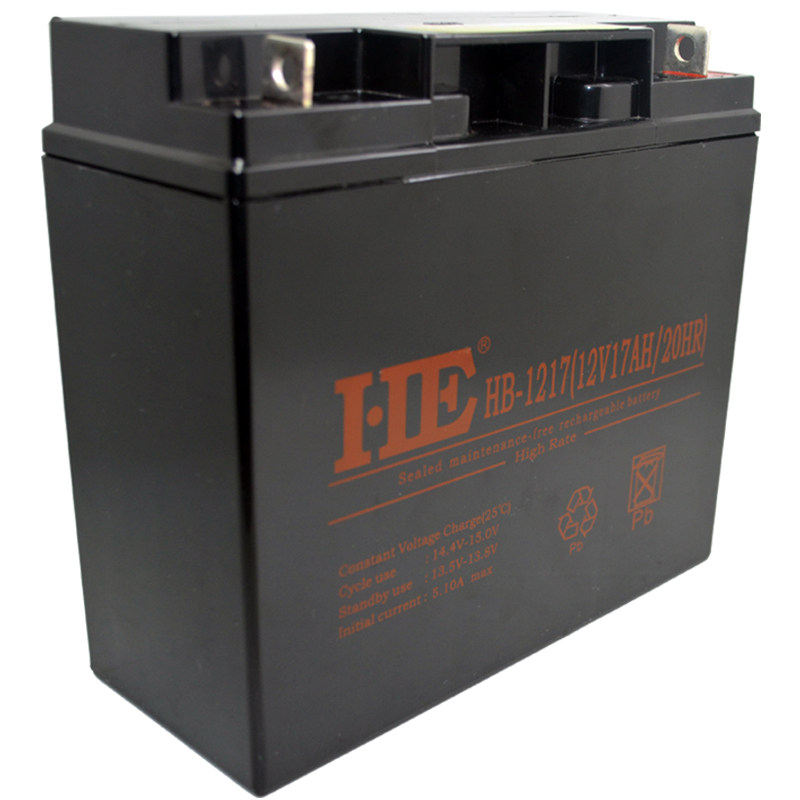 12V17AH蓄电池12V17A电瓶铅酸免维护ups太阳能通讯消防12伏电池