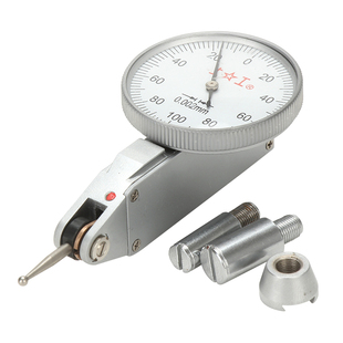 上工杠杆千分表小校表0-0.2MM小表盘30mm 指示表一套校表头测头