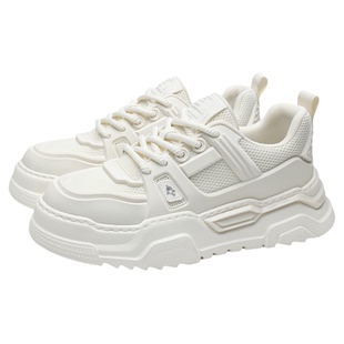 马克华菲鞋子男鞋2026新款小白鞋夏季透气厚底增高鞋男士休闲板鞋