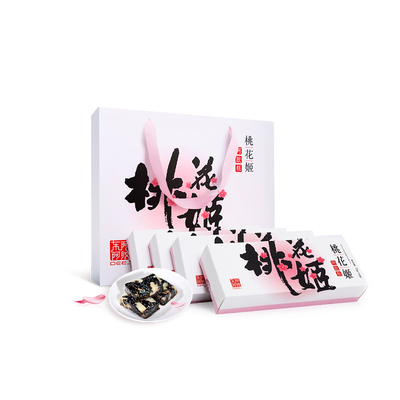 东阿阿胶桃花姬阿胶糕75g*4