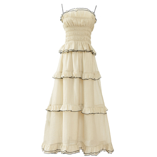 Iris.O鸢【Partita】原创设计可拆卸肩带设计吊带背心半身裙套装