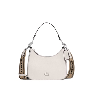 COACH/蔻驰官方 Hobo 23女士字母徽标单肩斜挎手提包半月包CJ842