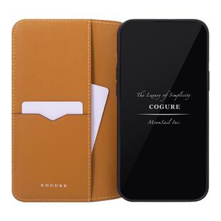 COGURE珂古利适用iphone17/16/15Promax手机壳真皮新款全包防摔翻盖14/13/12Pro插卡高级感商务奢华保护套Air