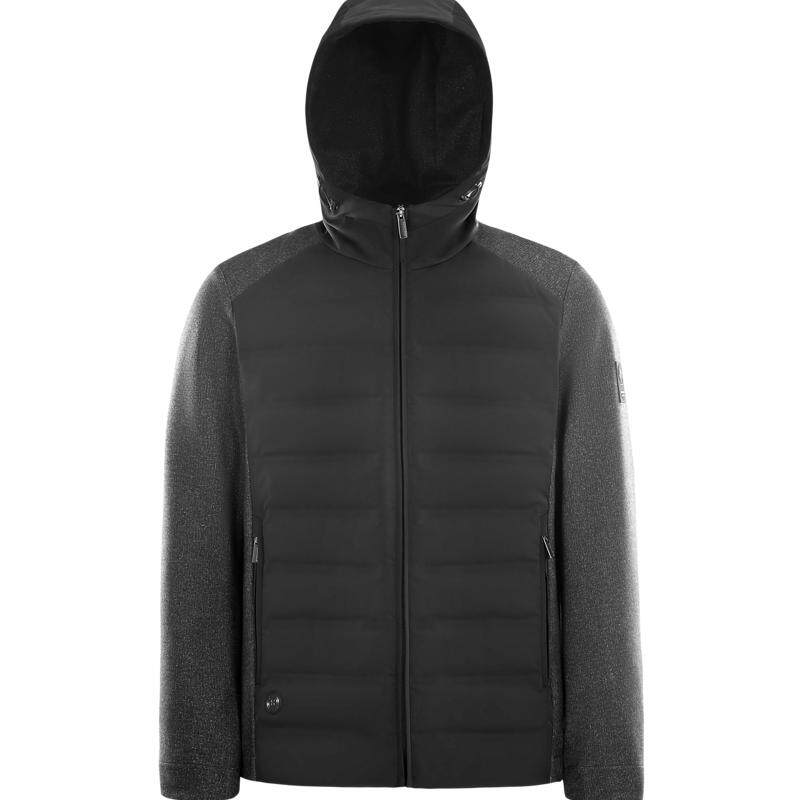 波司登鹅绒商务连帽羽绒服轻薄款