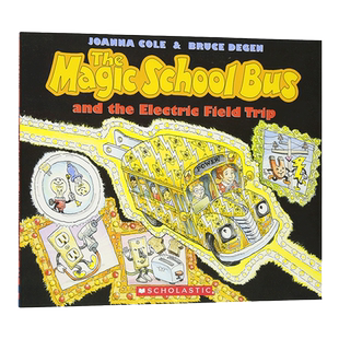 神奇校车 漫游电世界 英文原版 The Magic School Bus and the Electric Field Trip 的魔法校巴系列正版全套桥梁图画书 英语书籍