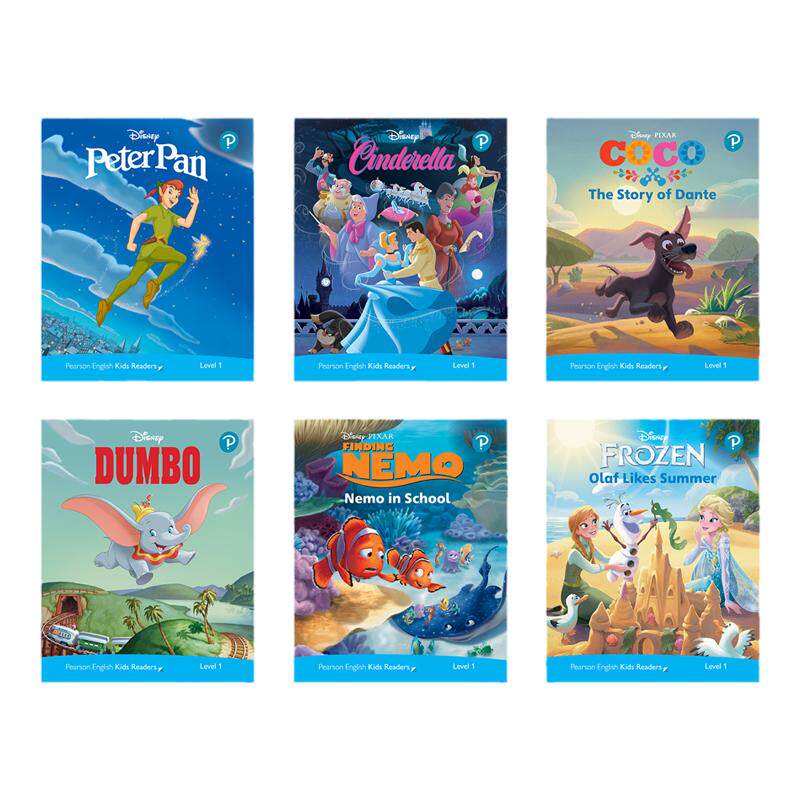 6-15岁朗文培生迪士尼分级读物 Disney Kids Reader 迪士尼儿童分级阅读 123456阶 冰雪奇缘 皮克斯动画故事 经典故事 课外读物