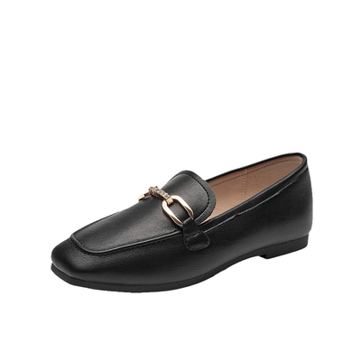 大东黑色乐福鞋英伦风小皮鞋