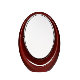 那路NALU化妆镜法式中古风轻奢高级旋转双面放大台式桌面梳妆镜