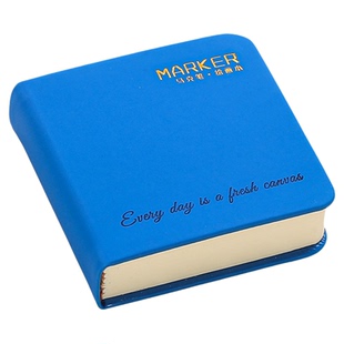 迷你马克笔绘画本加厚200g小号空白本摸鱼豆豆本随身便携口袋本丙烯马克笔专用小方本翻翻乐画画本速写素描本