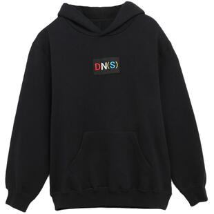 DEVIL NUT潮牌 DNS 恶魔 秋冬秋季新款男女黑色宽松卫衣上衣 ATY