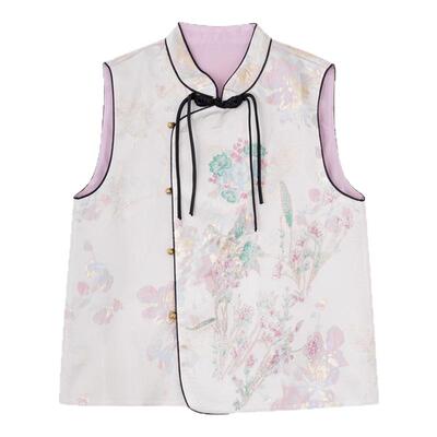 烫钻新中式国风小众温柔马甲