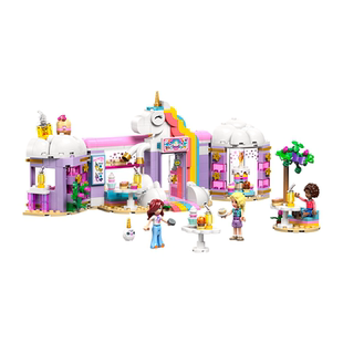 乐高官方旗舰店正品42684独角兽咖啡馆积木儿童益智拼装玩具礼物