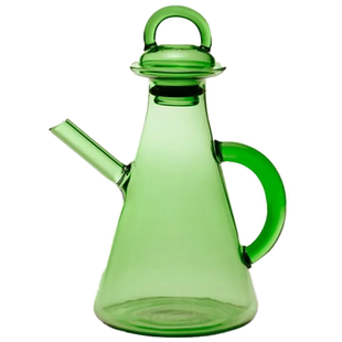 DoDo丨丹麦蓝玻璃油壶调料瓶花茶壶耐高温带嘴油瓶橄榄油酱油醋瓶