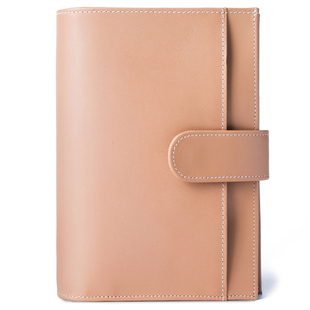 多功能手账本A6活页日记本复古真皮笔记本 头层牛皮旅行记事本