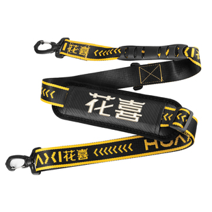 花喜黑金快拆钓箱背带提手通用加厚加宽垫卡扣护肩单肩斜挎钓配件