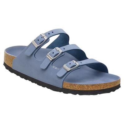 BIRKENSTOCK勃肯绒面革多带拖鞋