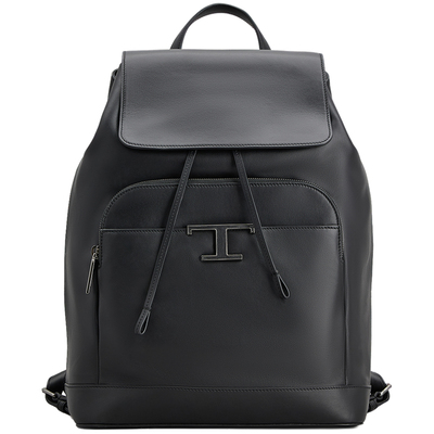 TOD'S字母抽绳双肩包休闲背包