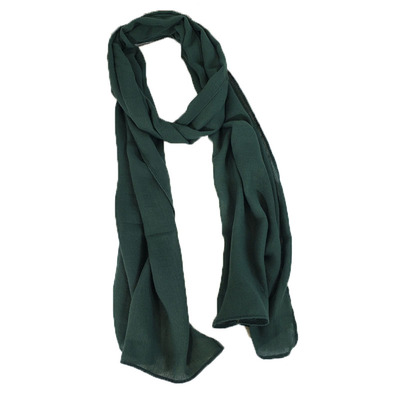 长条棉麻围巾女纯色护颈围脖丝巾