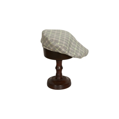 谜底贝雷帽女夏季新款复古格纹时尚帽子逛街气质232MQ0907