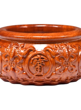 雅造花梨木店铺聚宝盆摆件送礼品